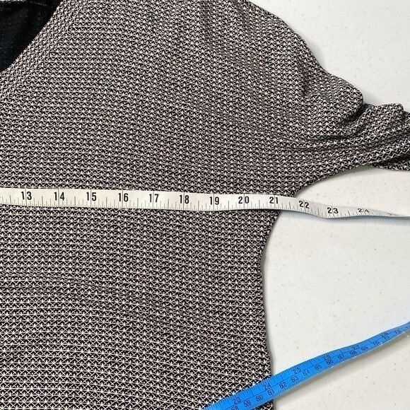 J Jill Wearever V-Neck 3/4 Sleeve Top Side Slits Relaxed Fit Stretchy Loungewear - Picture 8 of 12